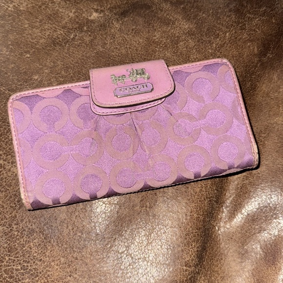 Coach Purple Women's Wallet - Picture 3 of 7